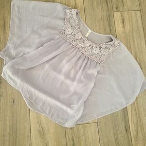 Size Medium boho sheer top